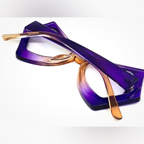 New Vintage Butterfly Cat Eye Eyeglass Fashion Women Frame Retro Clear Lens - Picture 8 of 10